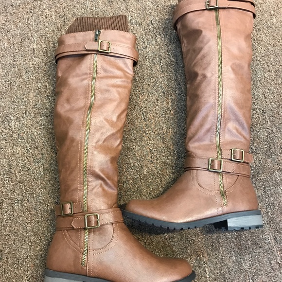 Shoes Camel Over The Knee High Boot Poshmark